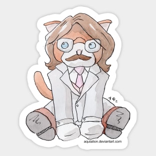 Harlock the Cat cosplay: Nambu Kozaburo Sticker